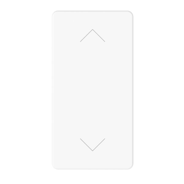 Comutator Unipolar 250V 10A - Simbol Sus/Jos - 1 Modul - Alb Lucios - System Pura
