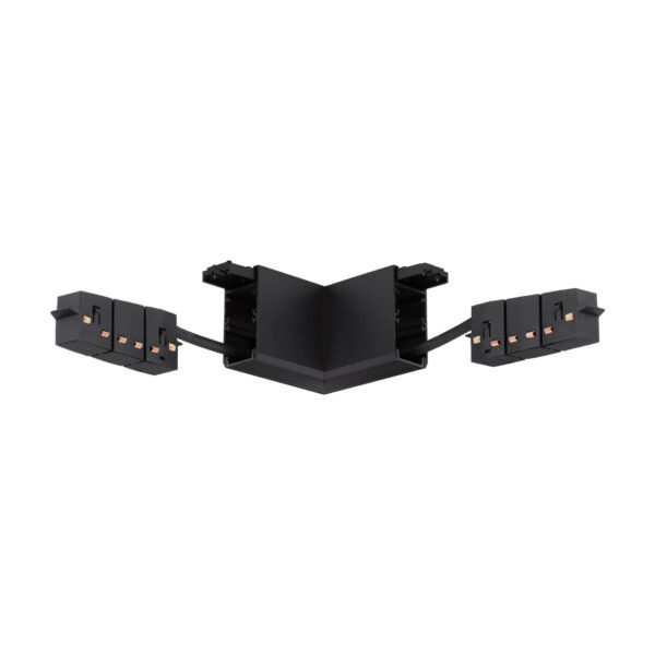 Conector Breda Flexible, Negru si Aluminiu Nova Luce