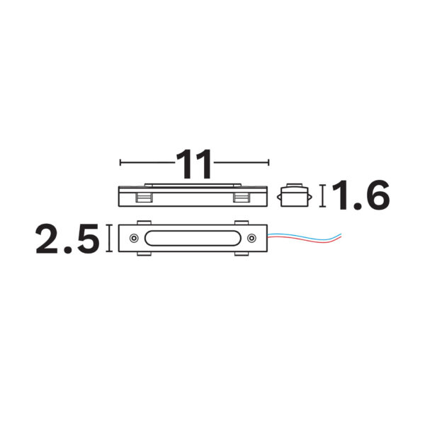 Conector Buxton, Negru si Aluminiu Nova Luce