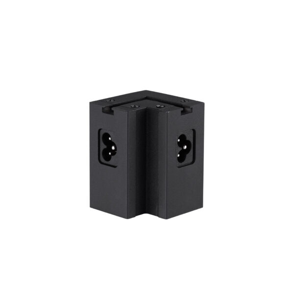 Conector Lina, Negru si Aluminiu Nova Luce