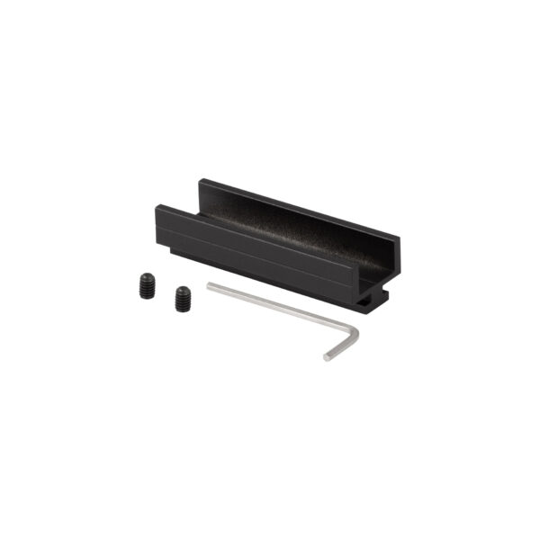 Conector Lina, Negru si Aluminiu Nova Luce