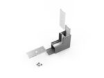Conector LINEA20 270 grade bent Anodizat pentru profil LED TOPMET