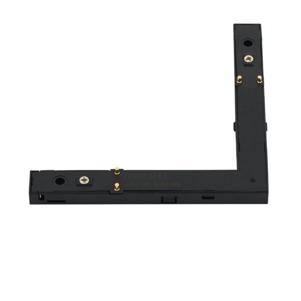 Conector Minimal, Negru si Policarbonat Nova Luce