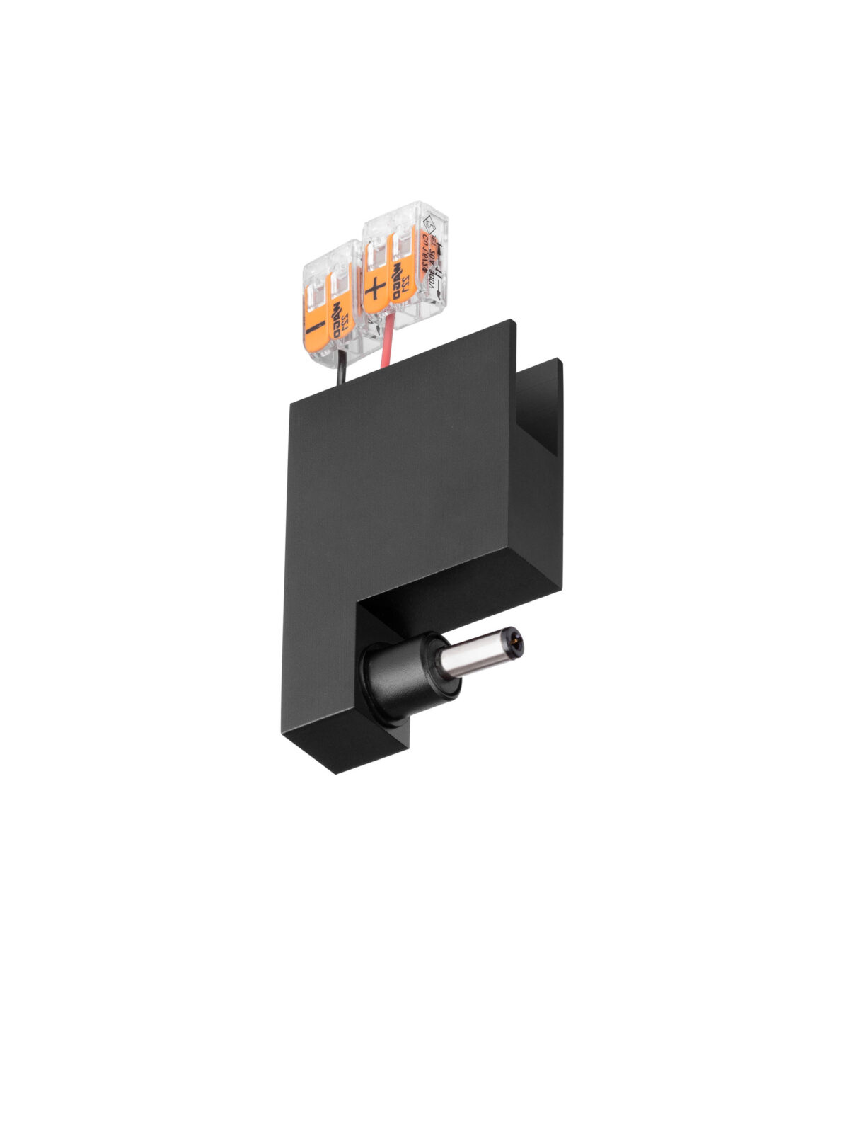 Conector pentru sina Ivy, Negru si Aluminiu Nova Luce