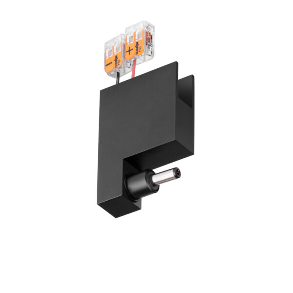 Conector pentru sina Ivy, Negru si Aluminiu Nova Luce