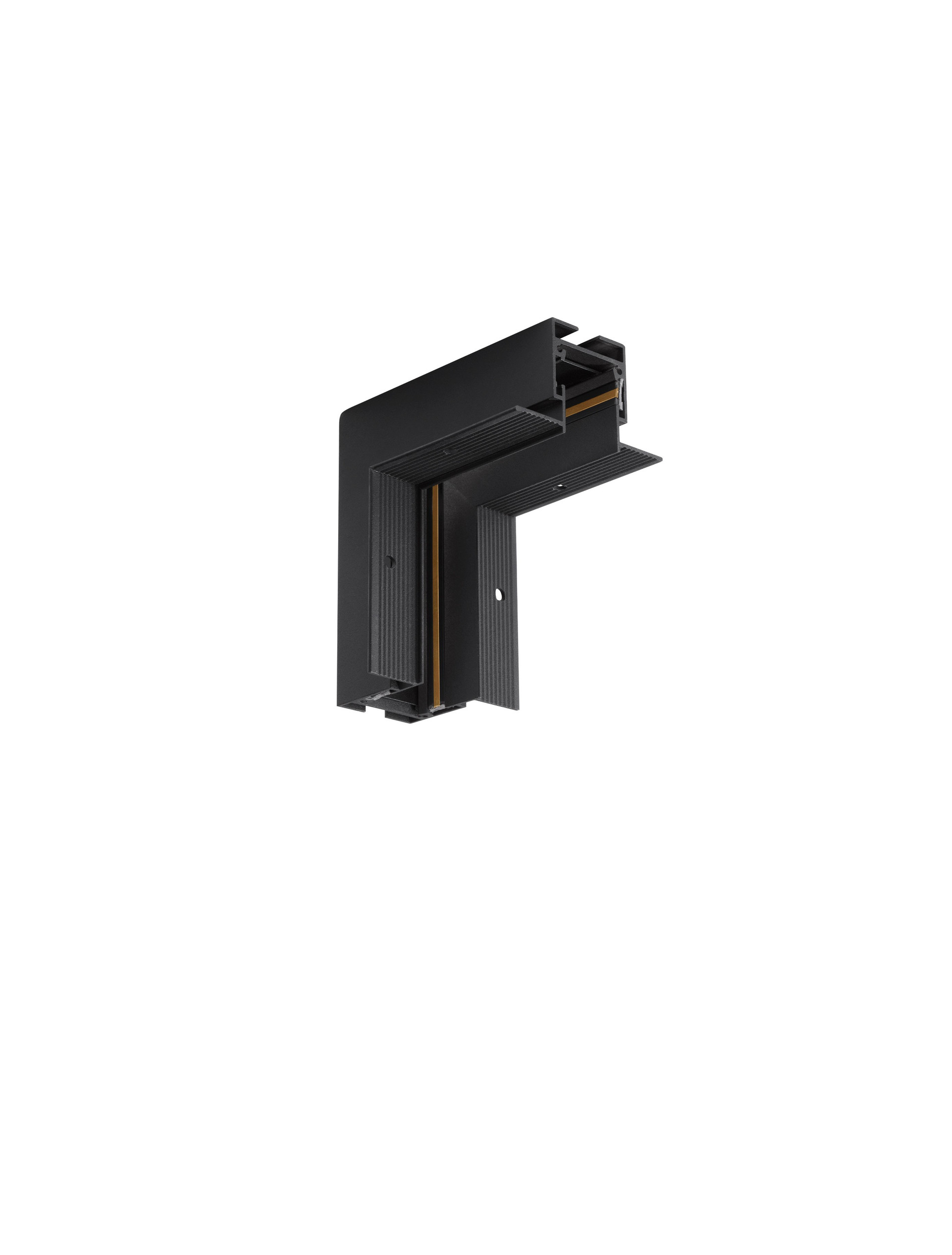 Conector Planet, Negru si Aluminiu Nova Luce