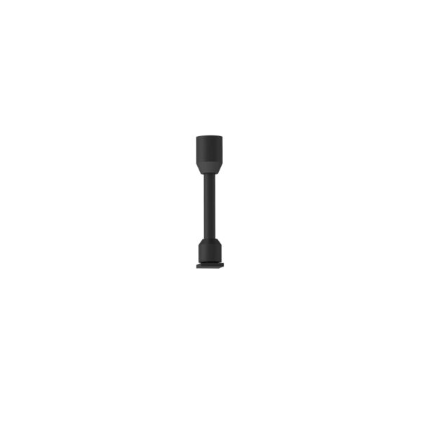 Conector Planet, Negru si Aluminiu Nova Luce