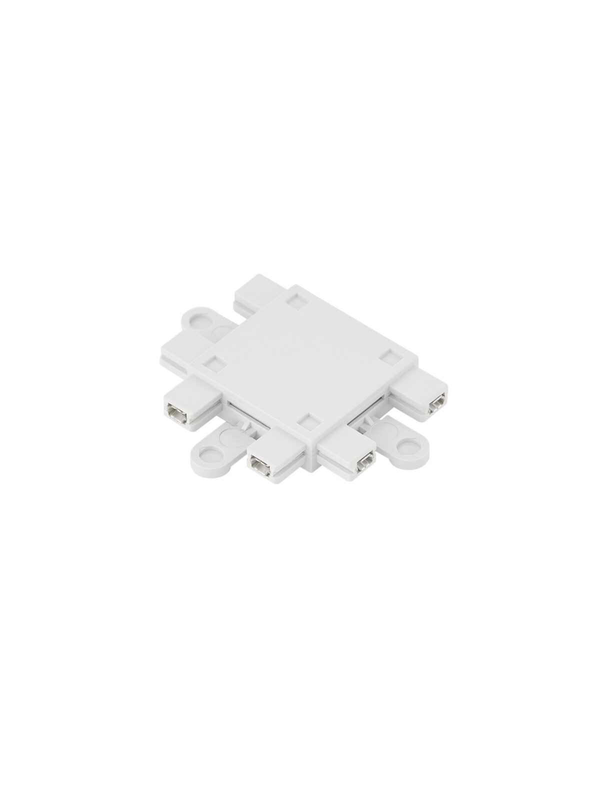 Conector Shallow, Alb si Policarbonat Nova Luce Conector Shallow, Alb si Policarbonat Nova Luce