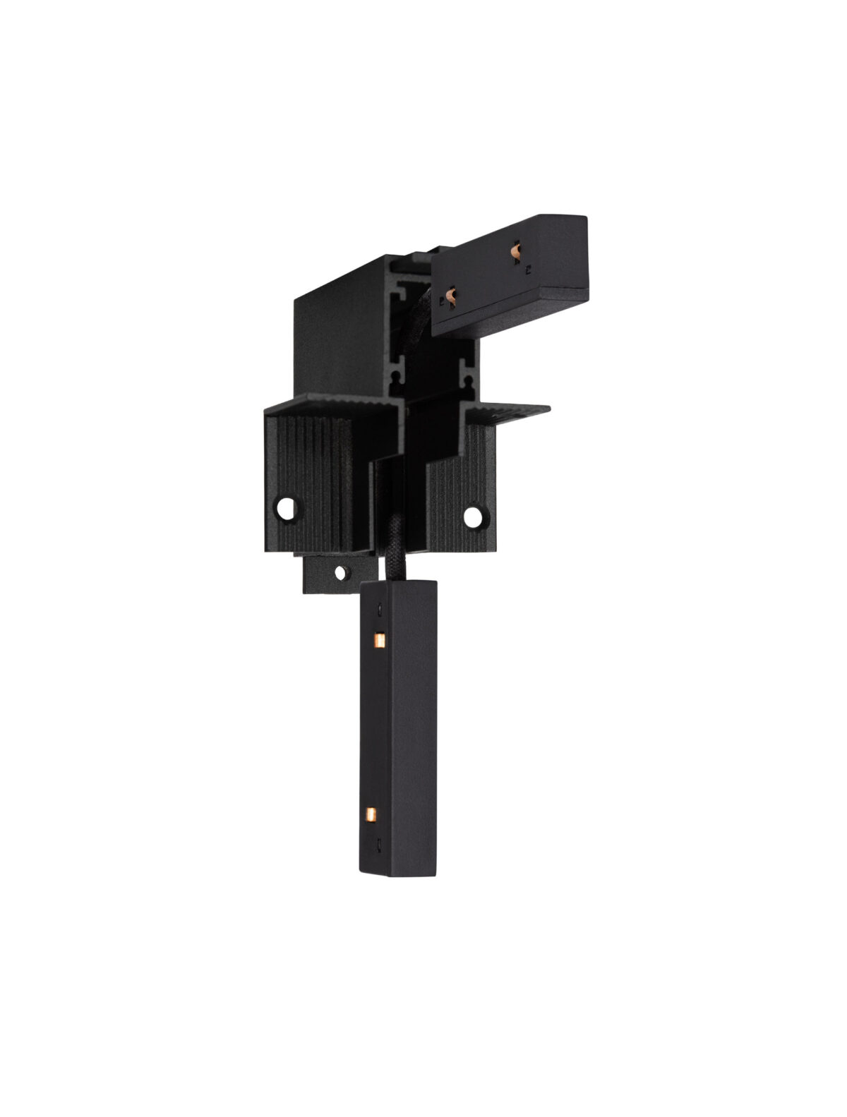 Conector Ultra Slim, Negru si Aluminiu Nova Luce