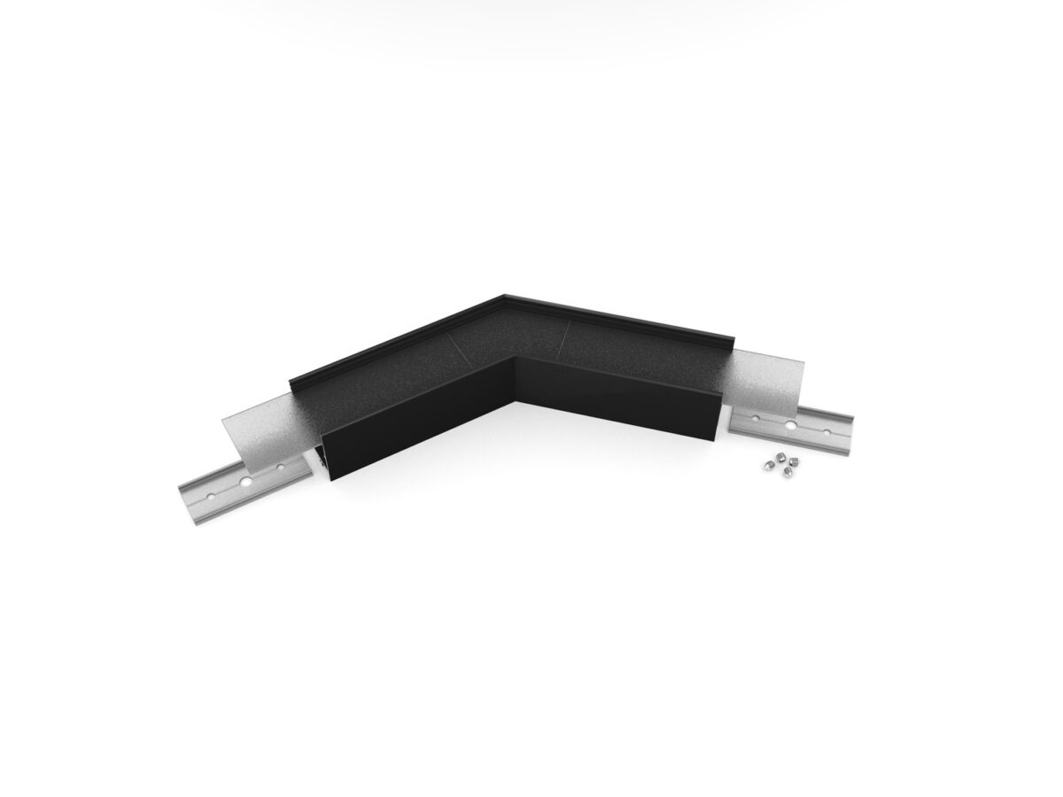 Conector VARIO30-02 135 grade Negru Anodizat pentru profil LED TOPMET Conector VARIO30-02 135 grade Negru Anodizat pentru profil LED TOPMET