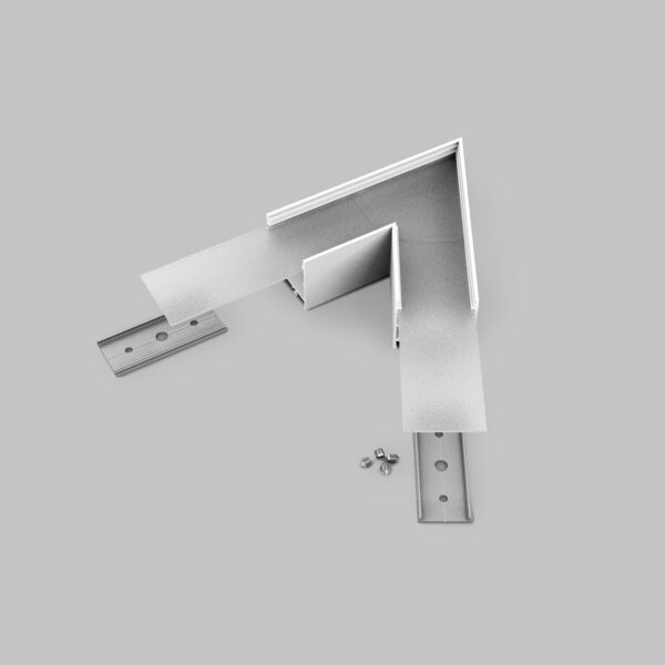 Conector VARIO30-02 60 grade Alb vopsit pentru profil LED TOPMET