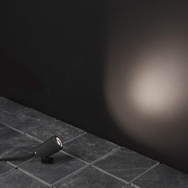 Corp de iluminat de accent Inside 3W 3000K, Negru si Aluminiu Nova Luce