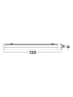 Corp de iluminat etans (Tri-proof) Dirpno 36W 6500 K, Alb si Policarbonat Nova Luce