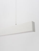 Corp de iluminat liniar Gent 40W 4000K, Alb si Aluminiu Nova Luce