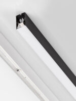 Corp de iluminat liniar Gent 40W 4000K, Negru si Aluminiu Nova Luce