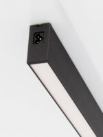 Corp de iluminat liniar Lina 10W 4000K, Negru si Aluminiu Nova Luce