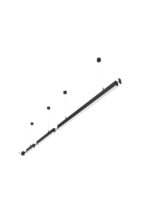 Corp de iluminat liniar Lina 10W 4000K, Negru si Aluminiu Nova Luce