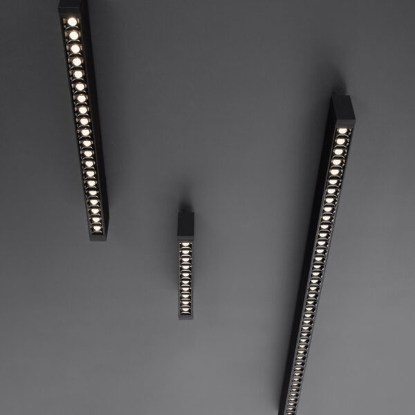 Corp de iluminat liniar Lina 10W 4000K, Negru si Aluminiu Nova Luce