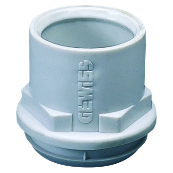 Cuplaj Flexibil Tub Polimer/Cutie - Orificiu de Montare Ø 48MM - Pentru Tub Ø 50MM - Gri RAL 7035 - IP44
