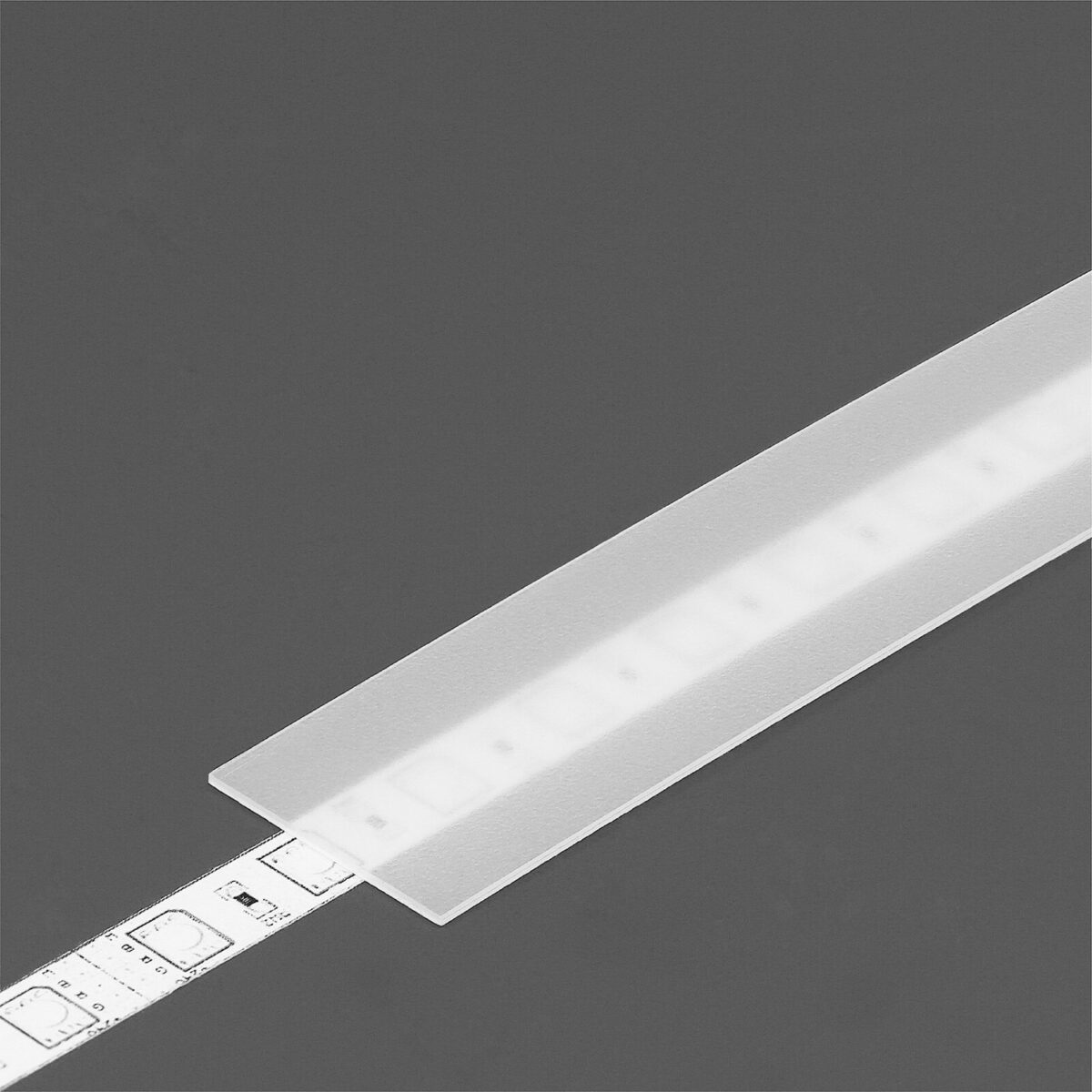 Dispersor A6 slide 2000 mat pentru profil LED TOPMET