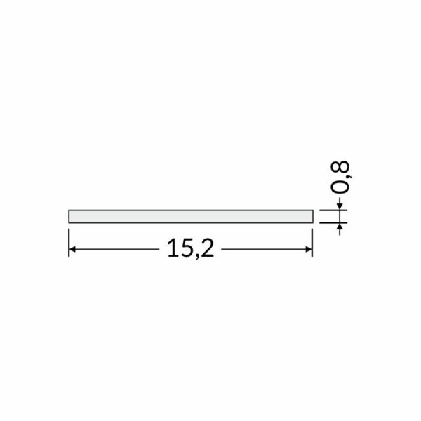 Dispersor B slide 3000 mat pentru profil LED TOPMET