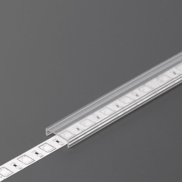 Dispersor C click 2000 Transparent pentru profil LED TOPMET