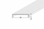Dispersor C10 click 1000 Opal pentru profil LED TOPMET