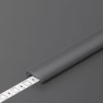 Dispersor C3 click 4100 Negru pentru profil LED TOPMET