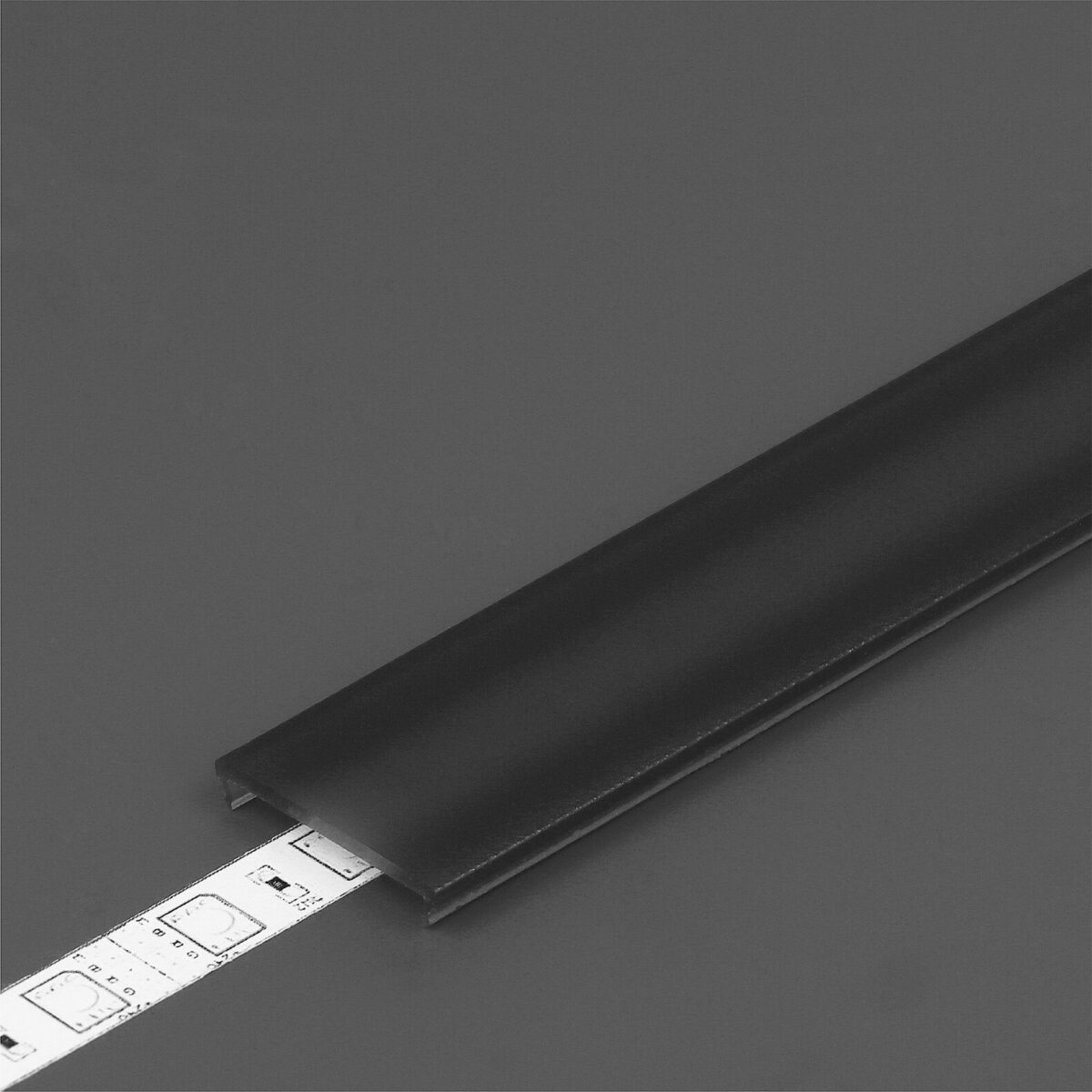 Dispersor C6 click 4100 Negru pentru profil LED TOPMET
