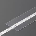 Dispersor H slide 1000 Transparent pentru profil LED TOPMET