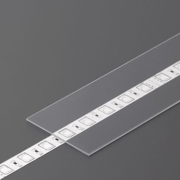 Dispersor H slide 2000 Transparent pentru profil LED TOPMET
