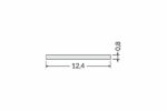 Dispersor J slide 1000 mat pentru profil LED TOPMET
