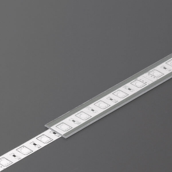 Dispersor J slide 1000 Transparent pentru profil LED TOPMET