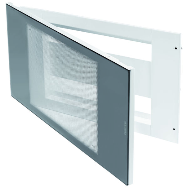 Domo Center - Incinta - 40 Module - Usa Sticla Transparenta Fumurie - Alb RAL 9003