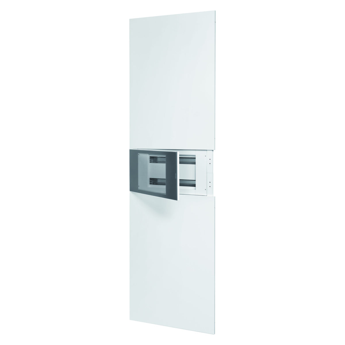 Domo Center - Kit Frontal - Fara Usa - 1 Carcasa 40 Module - H.2400 - Metal - Alb RAL 9003