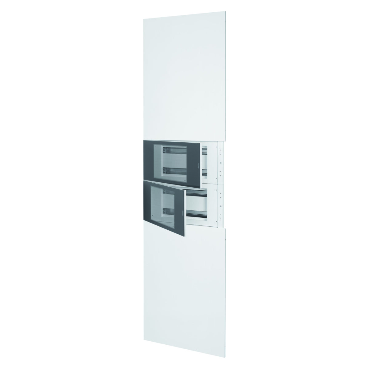 Domo Center - Kit Frontal - Fara Usa - 2 Carcase 40 Module - H.2700 - Metal - Alb RAL 9003