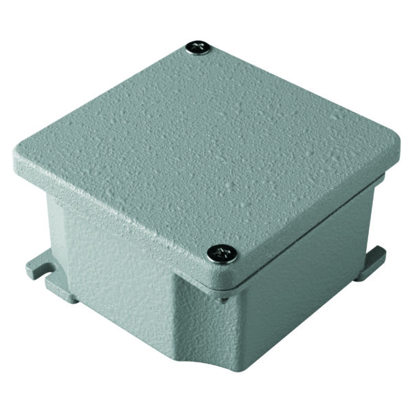 Doza legatura din Aluminiu Turnat Sub Presiune - Vopsita - Gri Metalic - 91X91X54 - IP66