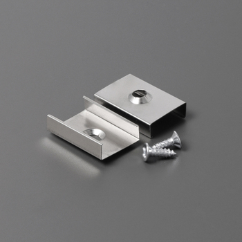 Element montaj placa S cone inox pentru profil LED TOPMET