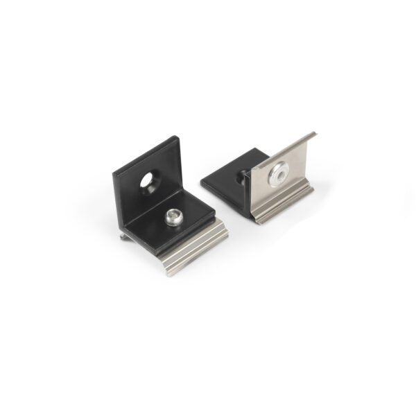 Element montaj placa U5 side Negru pentru profil LED TOPMET