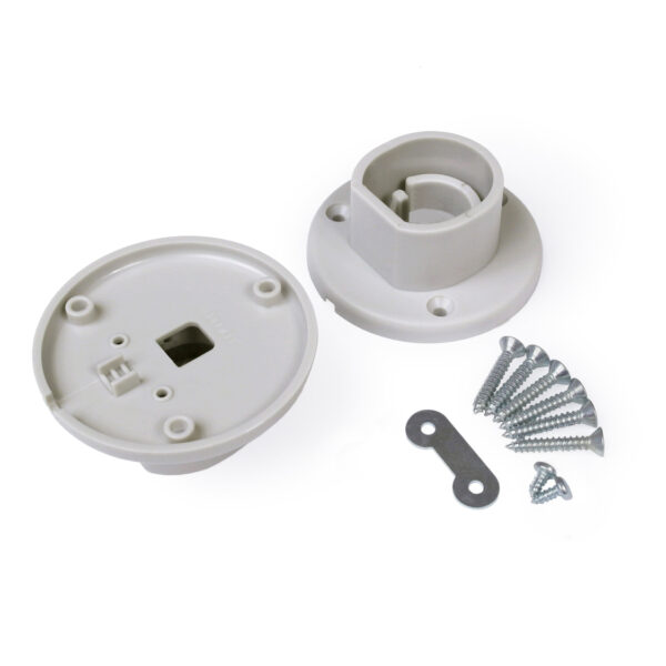 Element montaj suport OVAL20 side Argintiu pentru profil LED TOPMET