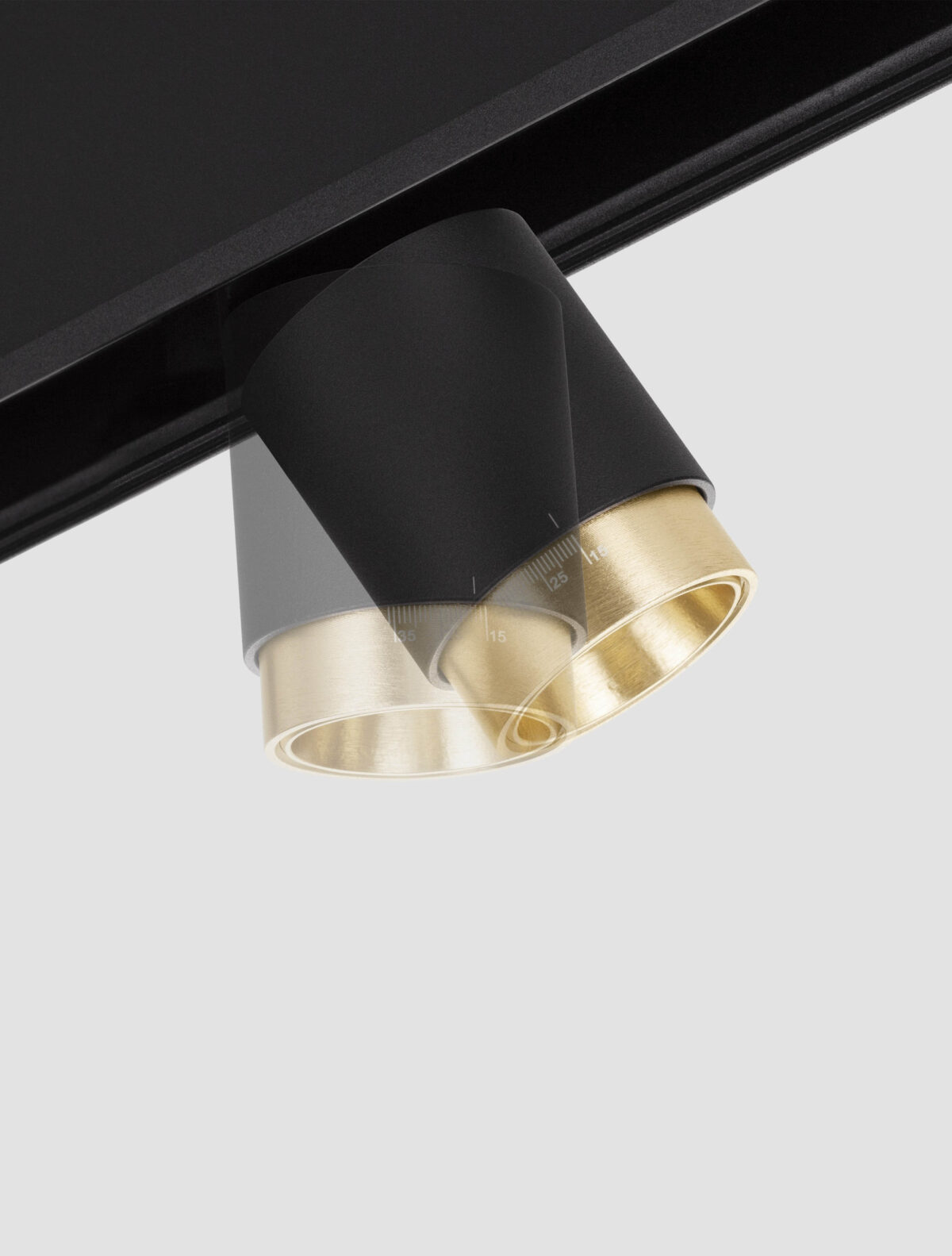 Iluminat Breda Flexible 5W 3000K, Negru, Auriu alama si Aluminiu Nova Luce