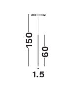 Iluminat Breda Flexible 5W 3000K, Negru si Aluminiu Nova Luce