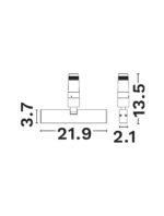 Iluminat Imagine Lighting Systems 12W 3000K, Negru si Aluminiu Nova Luce