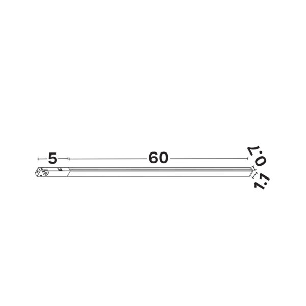 Iluminat Minimal 12W 2700 K, Alb si Policarbonat Nova Luce