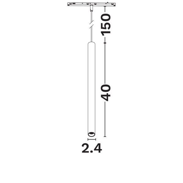 Iluminat Minimal 6W 3000K, Alb si Aluminiu Nova Luce