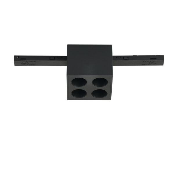 Iluminat Minimal 7W 2700 K, Negru si Aluminiu Nova Luce