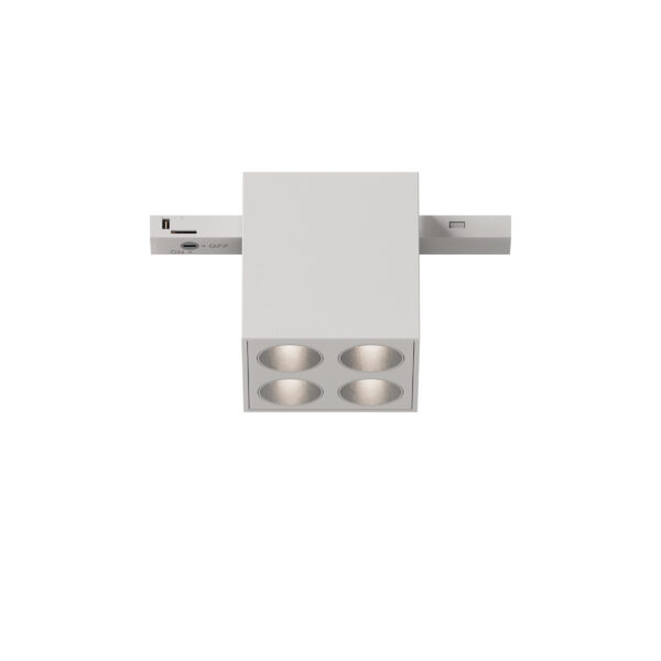 Iluminat Minimal 7W 3000K, Alb si Aluminiu Nova Luce