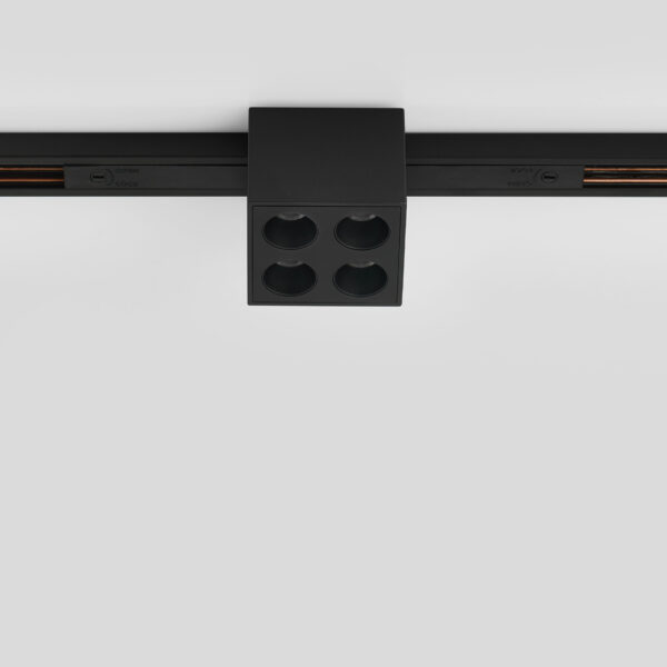 Iluminat Minimal 7W 3000K, Negru si Aluminiu Nova Luce