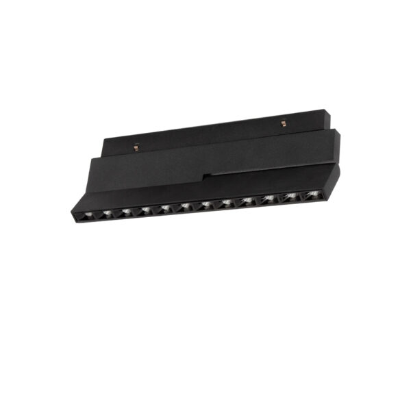 Iluminat Ultra Slim 12W 3000K, Negru si Aluminiu Nova Luce