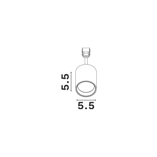 Iluminat Ultra Slim 12W 3000K, Negru si Aluminiu Nova Luce